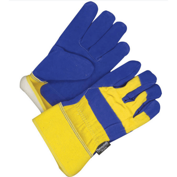 BOB DALE GLOVES Classic Work Gloves 30-9-473TFL Gold/Blue Size 2XL