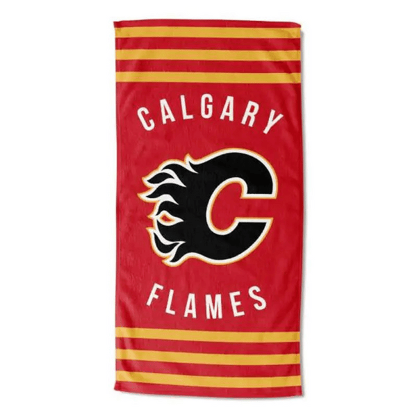 Calgary Flames Beach Towel (30" X 60")