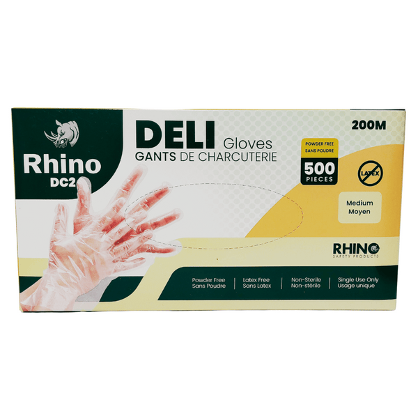 Disposable Food Prep Gloves (Deli Gloves) - Gloves Transparent for Food Handling, Kitchen Cooking Cleaning, Crafting, Hair Coloring [100 pack]