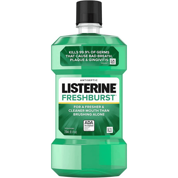 Listerine Antiseptic Mouthwash, Fresh Burst 250 mL