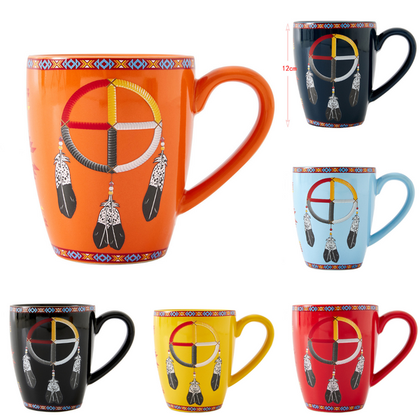 Coffee Mugs (Medicine Wheel) 16 oz