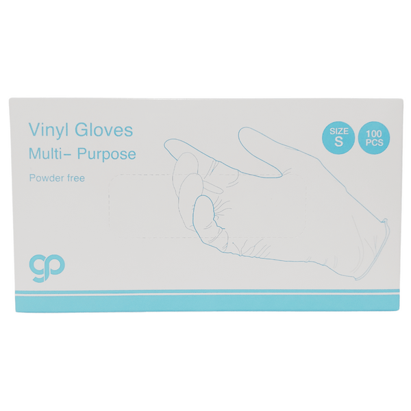 Vinyl Disposable Gloves Clear Powder Free [100 Pack]